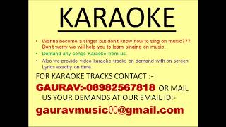 Zinda Bhaag Milkha Bhaag Full Karaoke Track By Gaurav
