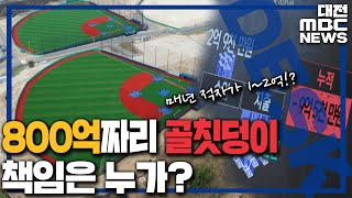 '골칫덩이 야구장' 800억 쏟아붓고도 적자/대전MBC