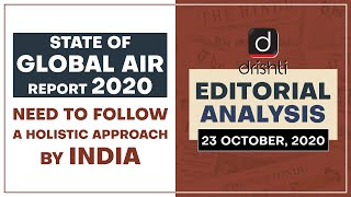 State of Global Air Report 2020 l Editorial Analysis - Oct.23, 2020