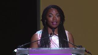 Charter School and College Graduate Raven Osborne at NCSC18