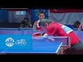 Table Tennis Men's Team Semi-Finals Singapore vs Indonesia Match 1 | 28th SEA Games Singapore 2015