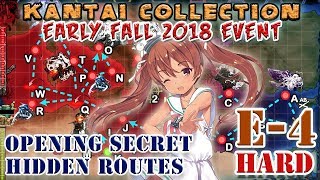 【KanColle】 Early Fall 2018 Event E-4: Opening Secret Routes