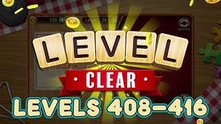 Word Collect Levels 408 - 416 Answers