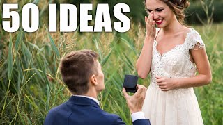 50 Best Marriage Proposal Ideas for Men! How to Propose to a Girlfriend w/ Simple Unique Engagements