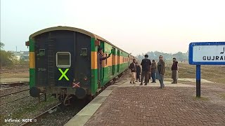 Pakistan Railways:14dn Awam departing Gujranwala Railway Station