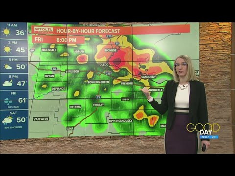 'Rainy, Windy And Warm' Friday; Mild Weekend After Chilly Start To ...