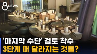 '마지막 수단' 검토 착수…3단계 때 달라지는 것들? / SBS