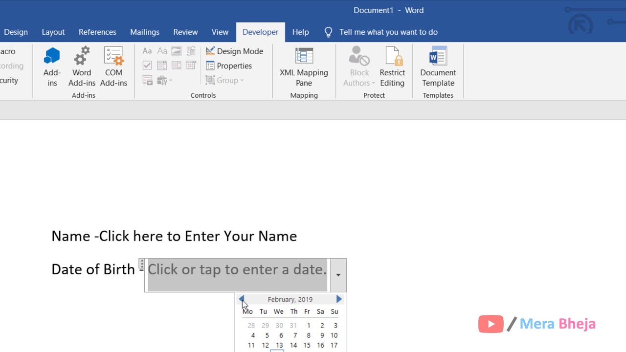 Ms Word Fillable Pdf Form - Printable Forms Free Online