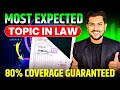 ICAI Favorite Topics In law || CA Foundation Jan 25 || CA Foundation Law ABC Analysis