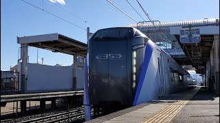 (お蔵入り動画/画面揺れあり)平田駅13:32通過「JR中央線E353系S編成 特急あずさ17号 松本行き」