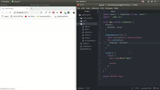 Toggle button without reactstrap