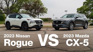2023 Nissan Rogue vs Mazda CX-5 | Comparison & Review | Best Mid-Size SUV?