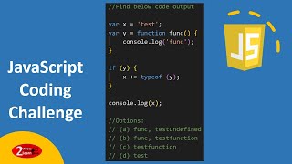 Javascript Coding Challenge - Episode 36
