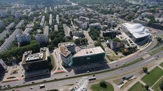 Panorama Krakowa z balonu / Panorama of Cracow from a balloon      Lipiec / July  2021