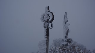 2024年12月8日 雪の釈迦ヶ岳 奈良