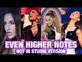 ARIANA GRANDE HITTING HIGH NOTES NOT IN STUDIO VERSION!