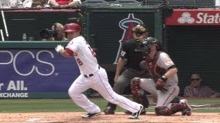 BAL@LAA: Conger's RBI single plates Angels' third run