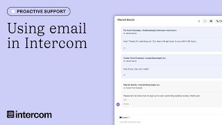 Using email in Intercom