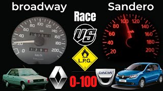 Dacia Sandero 1.4 Mpi 72 Hp VS Renault R9 broadway 1.4 Rni 0-100 Hız  deneme test incelemesi pov