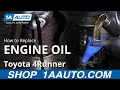 How To Change Engine Oil 03-09 Toyota 4Runner