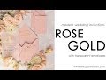 rose gold wedding invitations - modern idea for wedding