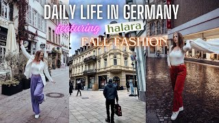 Halara Fall Fashion + Casual Vlog in Germany | What are we up to?