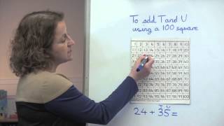 Addition Using a 100 Square