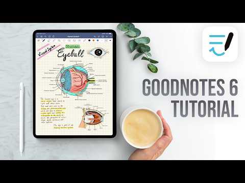 GoodNotes 6 en iPad: la mejor aplicación para tomar notas con nuevas funciones de IA | El tutorial completo 2024