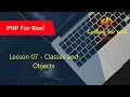 7. Classes and Objects. OOP. Object Oriented Programming. PHP Tutorial for beginner's. PHP Tutorial.