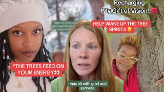 PSYCHICS TELEPATHIC CONVERSATIONS WITH TREES EXPOSED TIKTOK REACTION