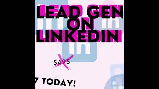 Lead GEN on LINKEDIN Masterclass