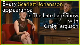 Every Scarlett Johansson appearance in Late Late Show With Craig Ferguson
