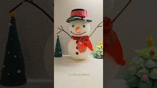 DIY Snowman | christmas decoration ideas #diy #shorts #christmas