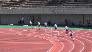 2013全日本実業団対抗陸上男子400mH予選1組 小西勇太50.22 Yuta Konishi1st