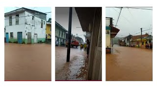 Grave emergencia en Sevilla, Valle del Cauca, por fuertes aguaceros