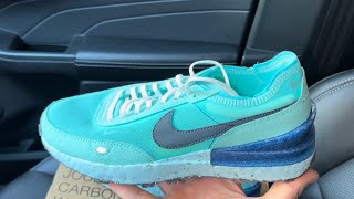 Nike Waffle One Crater Dynamic Turquoise Blue shoes