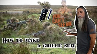 Marine Corps Scout Sniper shows how to make a Ghillie Suit