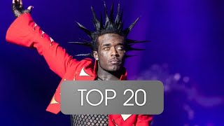 Top 20 Most streamed LIL UZI VERT Songs (Spotify) 07. July 2023