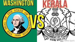 Indian no.1 state Kerala Vs USA state Washington. Kerala in international media