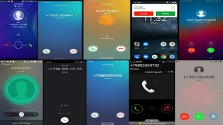10 phones incoming call/Various ringtones