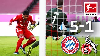 Gnabry's & Lewandowski's Brace! | FC Bayern - Köln | 5 - 1 | Highlights | Matchday 23 – Bundesliga