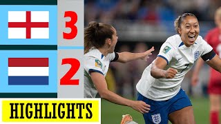 England vs Netherlands Highlights | UEFA Women's Nations League 2023