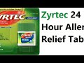 Zyrtec 24 Hour Allergy Relief Tablets