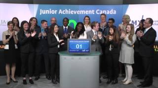 JA Canada opens Toronto Stock Exchange, November 12, 2015