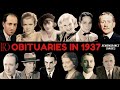 Obituaries in 1937-Famous Celebrities/personalities we've Lost in 1937-EP 1-Remembrance Diaries