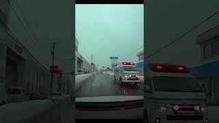 【福井市消防局】救急車緊急走行