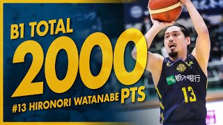 #13 渡邉裕規 Bリーグ通算 2,000得点達成！！