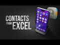 How to Save Contacts from Excel to iPhone (tutorial)