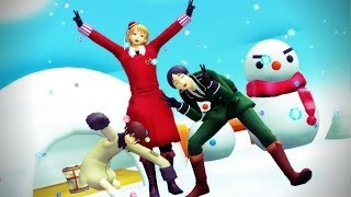 [MMD]Snow Trick(feat.Romania\u0026Bulgaria\u0026Moldova)[APH][Hetalia]