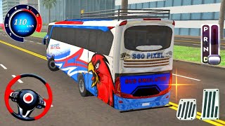 Best Euro Coach Bus Simulator 2024! City Bus Driving 3D Gameplay || Bus Game - Android Gameplay